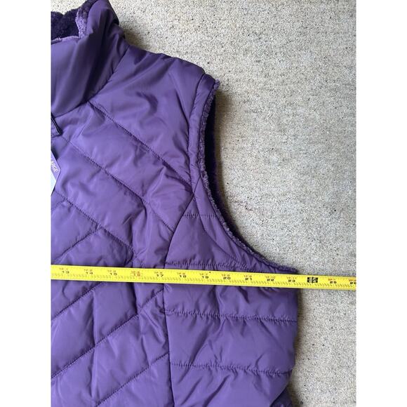 FREE COUNTRY Reversible 2 Looks in 1 Women's Vest Size XXL, Rich Plum, MSRP $70 - Picture 5 of 8